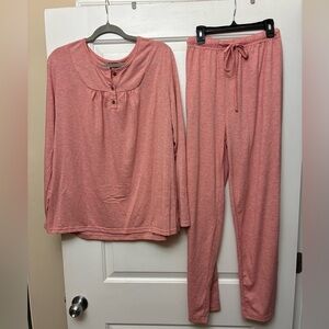 Women's Soft Pink Pajama Set